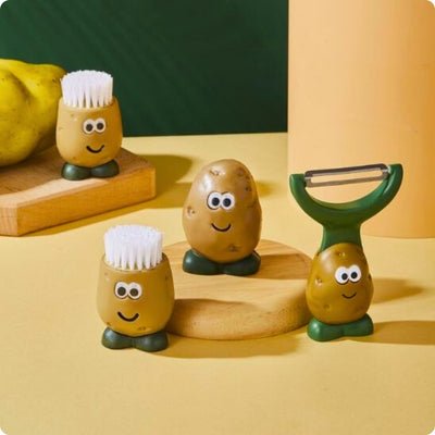 eplucheur pommes de terre joie patat'ine joie patat'ine avec kit nettoyage