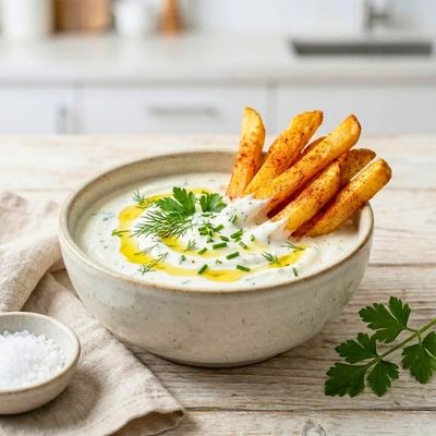 Salade de Frites Maison Sauce Yaourt — La Recette Virale du moment en 20 Minutes