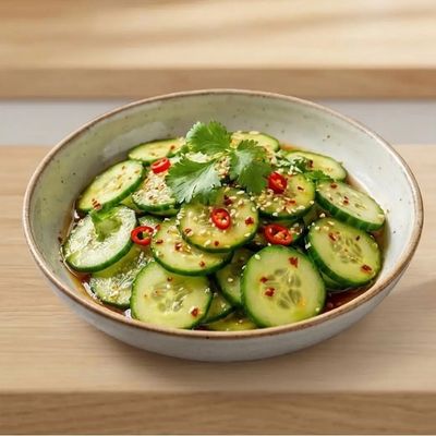 Salade de Concombre à l'Asiatique — La Recette en 10 Minutes avec la mandoline cuisine RAPIDIT'INE™