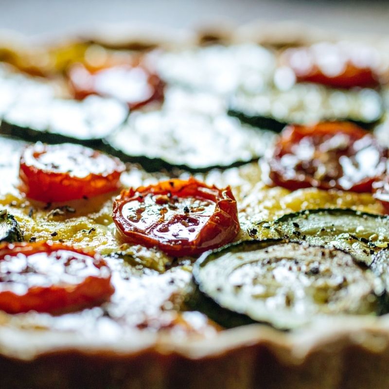 tarte aux légumes de printemps fait maison