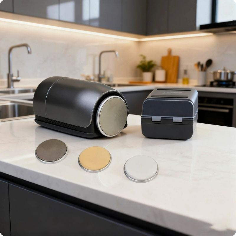 Aiguiseur à couteaux électrique aiguimax'ine en cuisine