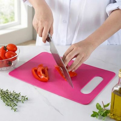 Planche rose fushia de l'ensemble de planches à découper colorées