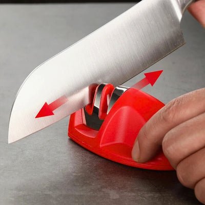 aiguiseur couteau mini affuteur'ine rouge