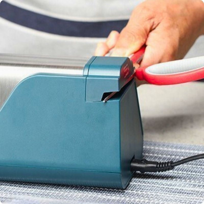 aiguiseur électrique pour couteaux aiguise chef utilisé pour aiguiser une ciseau