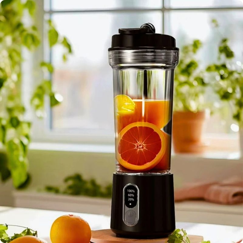 blender portable posé dans une cuisine