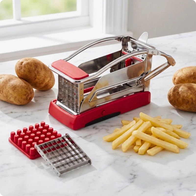 coupe frites professionnel frit'ine posé sur une table