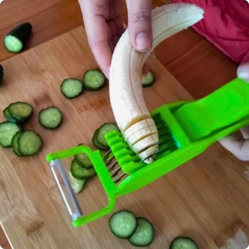 Coupe légumes manuel duo coupine utilisé pour trnacher banane