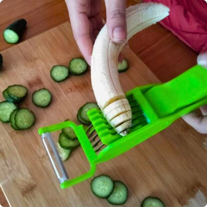 Coupe légumes manuel duo coupine utilisé pour trnacher banane