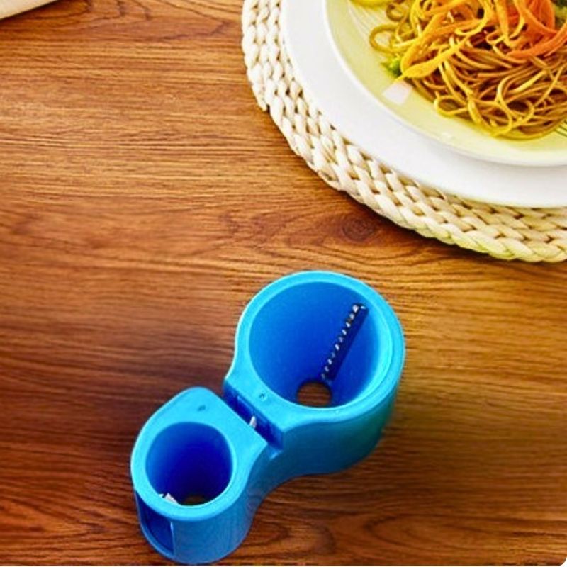 Coupe légumes manuel spiraliz'ine bleu