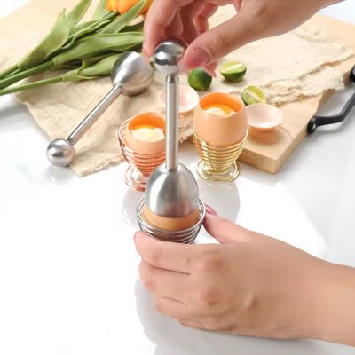 Coupe oeuf à la coque utilisé en cuisine
