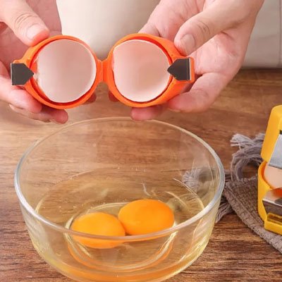 Coupe oeuf résultat de l'oeuf après utilisation