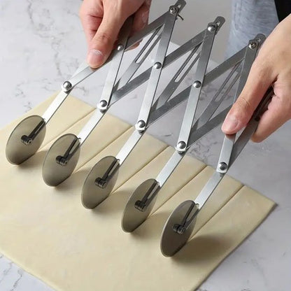 coupe pâte utilisé par une personne pour couper en lamelle