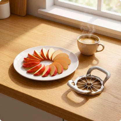 coupe pomme crocq pomm'ine posé sur une table