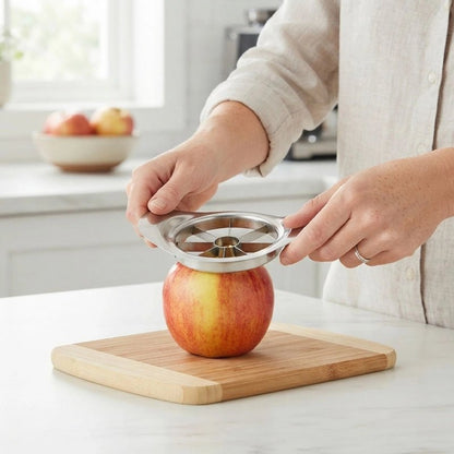 Coupe pomme​ mis en avant pour couper une pomme
