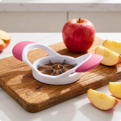 coupe pomme secur slic'ine rose sur plateau