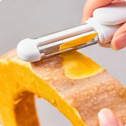 Couteau économe épluche une courge