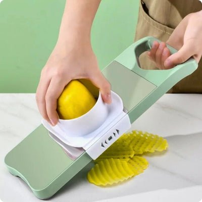 mandoline cuisine végétal mandol'ine utilisée pour trnacher pomme de terre ondulée