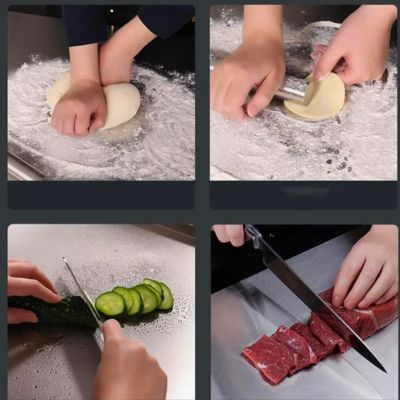 planche à découper en inox multifonction