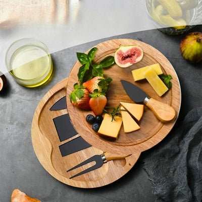 plateau à fromage maitrefromag'ine ouvert sur une table