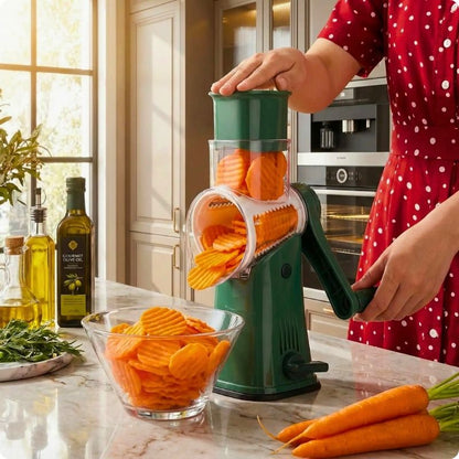Râpe à carottes manuelle tranche des carottes ondulées