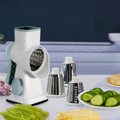 Râpe à légumes manuelle blanche