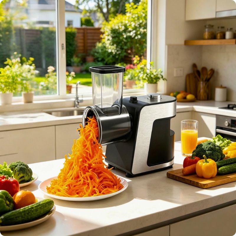 Râpe à légumes électrique 5 en 1 icon'ine râpe des carottes