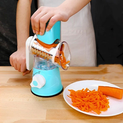 RÂPE LÉGUMES MANUELLE | EXPRESS'INE™ - 3 Lames inox, Rapide & Sécurisée