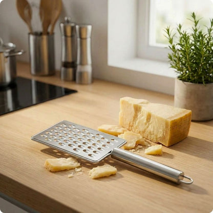rape fromage maxi copeaux posée sur une table