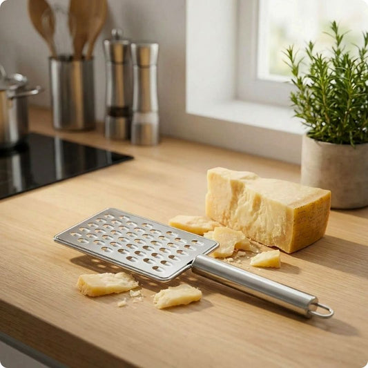 rape fromage maxi copeaux posée sur une table