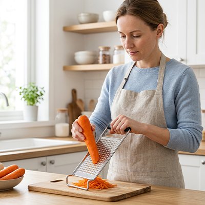 Râpe pour carottes rap'ine pro inox râpe une carotte