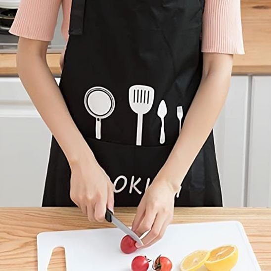 tablier de cuisine noir